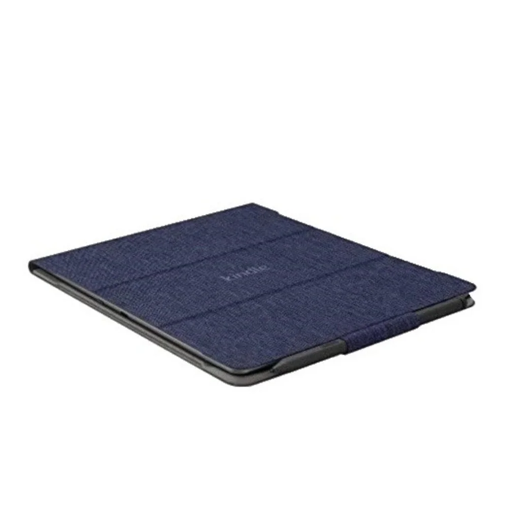 Amazon Kindle Scribe Fabric Folio Cvr Magnetic Attach Slim Stand Case Denim NIB